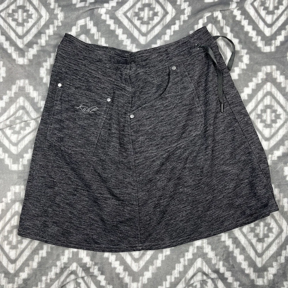 Kuhl Skirt Womens XS Heather Gray Mova Lined Skort Tennis Hiking Outdoors